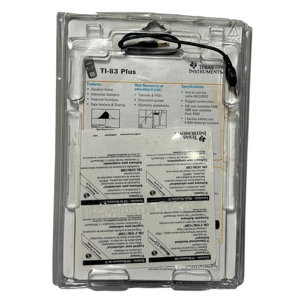 Texas Instruments TI-83 Plus Calculator - Picture 13 of 13